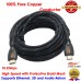Yellow-Price (25 Foot) Braided High Speed HDMI Male to Male Cable with Ethernet -(Latest Version Supports Ethernet, 3D, and Audio Return)